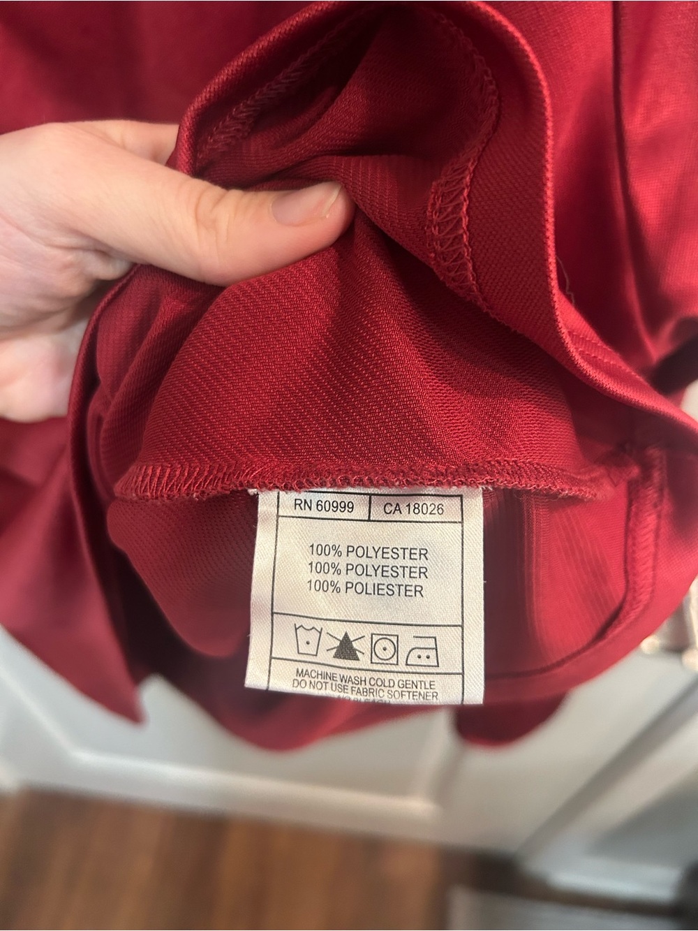 Indiana University Crimson Red Quarter Zip Pullover L Shacket IU Hoosiers - Picture 8 of 9